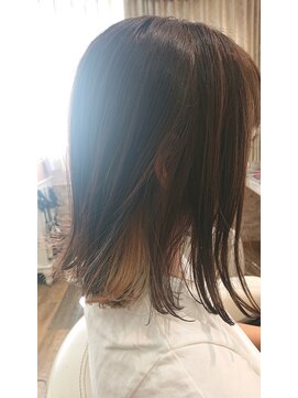 ミエル ヘア 新宿(miel hair) 【miel hair新宿】シークレットインナーカラー【新宿】