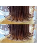 ヘアアトリエコモノ(hair l'atelier KoMoNo) #インナーカラー×ホワイト