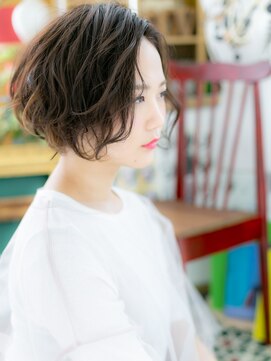 カバーヘアアンドスパ ブリス 浦和(COVER HAIR&SPA bliss) 透け感刈り上げ女子くせ毛風前下がりボブc4浦和20代30代40代!