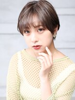 クラッチ トリートメント アンド ヘッドスパ 江坂(CLUTCH)&nbsp;大人可愛い小顔前下がりショートボブ丸みショートアッシュA2