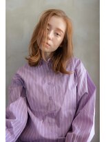 イルハバナ 渋谷(ill HAVANA) ロングレイヤー/オレンジベージュ/透明感カラー