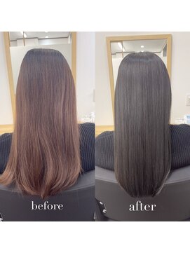 リアン 四条大宮店(Lien) 『髪質改善』カラーエステ（白髪染め、グレイカラー対応）