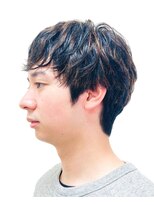 黄ぐまくん美容室 メンズメッシュカラー