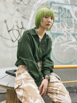 ブランコ 名古屋栄(BLANCO) ミニウルフ　ライムグリーン