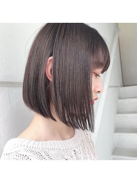 エニ 自由が丘(ENi) マチルダボブ/ピンクベージュ/インナーグレージュ[自由が丘駅]