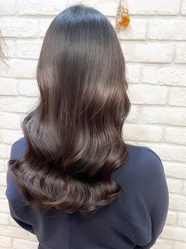 クオリス 赤塚店(QUALIS) 大人ガーリー透明感髪質改善ニュアンスカラーくすみカラー