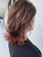 オーブ ヘアー ルシール 広島大町店(AUBE HAIR lucir) インナーカラー　　ピンクバイオレット