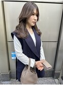 韓国ヘア 大人可愛い おくれ毛 色っぽい