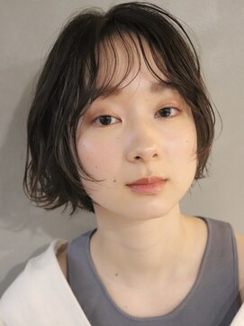 パーク(PARK) 【PARK】抜け感ショートボブ×こっくりブラウン