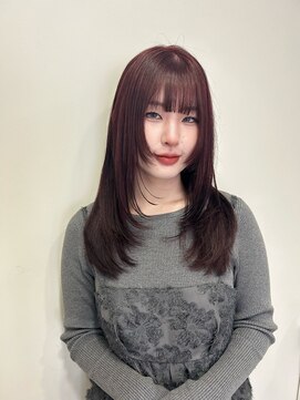 シェノン 武庫之荘(CHAINON) エアリーロング/美髪/ピンクブラウン