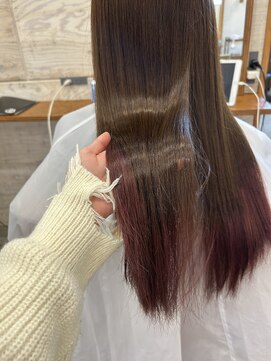 カノエ 山口矢原店(canoe) 艶髪/裾カラー/髪質改善縮毛矯正/髪質改善/韓国風/韓国ヘア