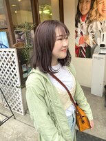 ヒカリス 東三国(HIKARIS) 笑顔溢れるほんのり感じるラベンダーブラウンベージュワンカール