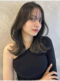 韓国ヘア くびれヘア ヨシンモリ ミディアムレイヤーA0627表参道