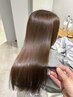 【ダメージ予防&超保湿】premium美髪カラーエステ＋超保湿TR　￥15400