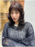 #レイヤーミディアムパーマ　
