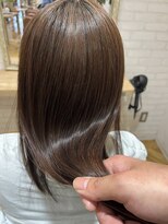 ハクバイジェービー 稲毛(hak by jb)&nbsp;ボブルフ/小顔/ワンレン/ネビージュ/黒髪/白髪ぼかし[稲毛駅]