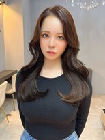 オズ 安積店(OZ)&nbsp;黒髪ボブルフネビージュ小顔ワンレン