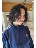 重めボブcurly