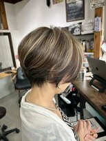 ラック 津田沼(LUCK)&nbsp;ショートボブダブルカラーインナーカラーケアブリーチ