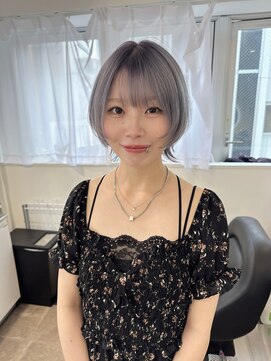 ホープ(hope) ショートレイヤー×グレージュ【梅田|Yu-ki】