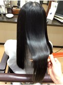 うる艶プラチナ縮毛ストレート