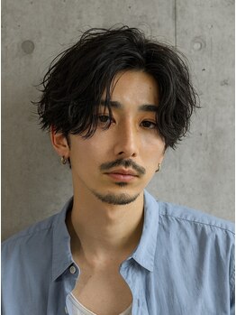 ナム 錦糸町(NAM)の写真/<メンズカット+眉毛カット¥5280/メンズパーマ¥8900>お顔の印象の8割をキメる眉毛をNAMで整える*[錦糸町駅]