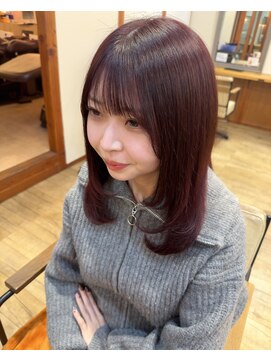 ジル フラン 吉田店(JILL franc) レイヤーカット2/1ラベンダーカラー大人ガーリー