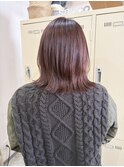 似合わせカット+透明感カラー