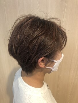 プランタンアヴェダ(printemps AVEDA) ピンクブラウンカラー