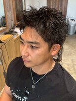 クラン バイ ナチュラル(clan by Natural) ツーブロックショート/アップバング/スタイリッシュウェーブ
