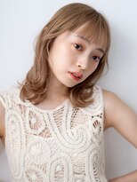 アトラスサロン 札幌大通り(Atras.salon)&nbsp;札幌/髪質改善/ミルクティー☆大人可愛いくびれミディ
