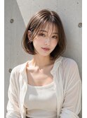 透明感 × 大人ボブ