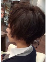 シエル Cielヘアーサロン ニュアンスショート。