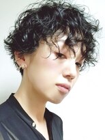メリケンビューティーパーラー コウベ(MERICAN BEAUTY PARLOR KOBE) [ショート/黒髪×スパイラルパーマ]tomo 