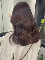 ジル ヘアデザイン ナンバ(JILL Hair Design NAMBA) pink brown♪/ショコラカラー/ゆるふわロング/韓国ヘア