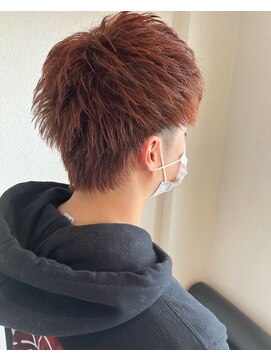 美容室 ルアル 市原市八幡宿店(Luar) レッドカラー×短髪