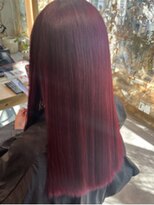 オレロ 国立(olelo)&nbsp;暗めカラー/グランマッシュ/デザインカラー/フェザーパーマ/国立