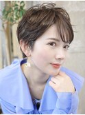 大人マッシュショート/丸みショート/イメチェン/30代40代50代