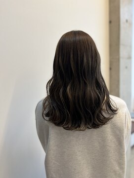 アチーブ ヘア デザイン(achieve hair design) 大人可愛いなみなみウェーブロング ツヤ髪黒髪暗髪