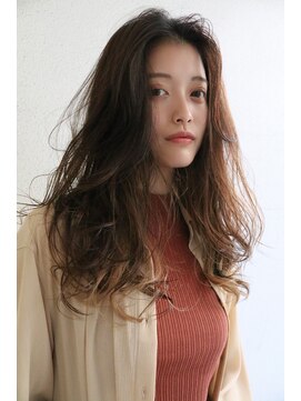 ブゾン(buZon) 【buZonブゾン】ウェーブヘア×シナモンベージュ