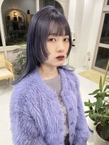 ラシク(racic)&nbsp;【racic】顔まわりレイヤー+ラベンダーブルー