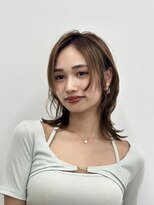 ミンクスリッカ 表参道(MINX RICCa)&nbsp;くびれ小顔ウルフ/インナーグレージュ