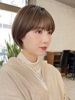 ハルキミナト ジャパン トウキョウ(HARUKI MINATO japan TOKYO)&nbsp;30代40代50代耳かけショート前髪なしハンサムショートカット