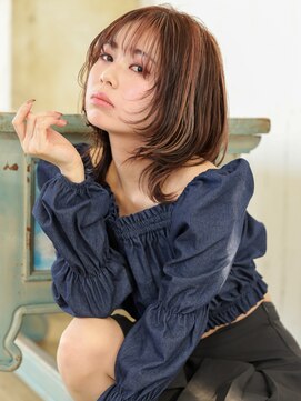 アビエクレール 河内花園(abije claire) 外ハネの抜け感ボブルフ