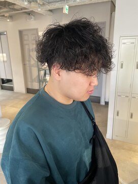 ザコーストバイネオリーブ 辻堂店(The coast by neolive) 波巻きパーマメンズツーブロックマッシュ