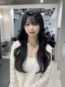 ユーフォリア 池袋東口駅前店(Euphoria) 【Euphoria MITSUKI】ふんわり韓国レイヤー×透明感グレージュ