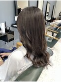 30代40代50代大人可愛いロング/アッシュグレー/グレージュ