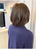 福山人気40代50代60代ふんわりワンカールケアパーマダメージレス