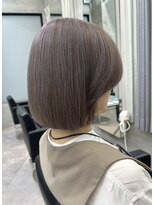 クーラアオヤマ(Cura Aoyama)&nbsp;白髪ぼかしカラーと髪質改善で大人ボブ