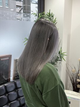 庵 ヘアー(hair) ハイトーンシルバー（永井）